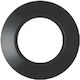 Hager 1930 Vertical Switch Frame 1-Slot Black 138101