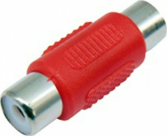 Lancom AV-RAO5BN/R Konverter RCA weiblich zu RCA weiblich Rot
