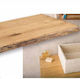Tema Bathroom Vanity Unit Without Sink M100xD50xH5cm Natural Wood