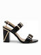 Laura Biagiotti Damen Sandalen in Schwarz Farbe