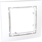 Schneider Electric Unica Colors Vertical Switch Frame White MGU4.002.18