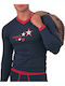 Lord 8112 Men's Long Sleeve Undershirt Navy Blue