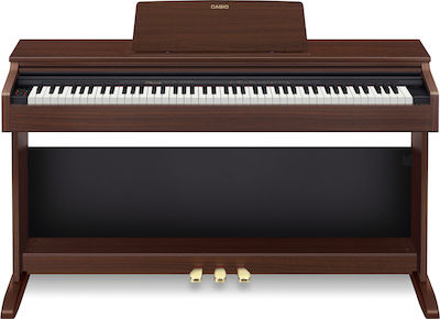 Casio Ηλεκτρικό Όρθιο Πιάνο AP-270 Celviano με 88 Βαρυκεντρισμένα Πλήκτρα Ενσωματωμένα Ηχεία και Σύνδεση με Ακουστικά και Υπολογιστή Brown