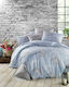 Mc Decor Icona Σετ Σεντόνια Μονά 170x270εκ. Γαλάζιο (3τμχ)