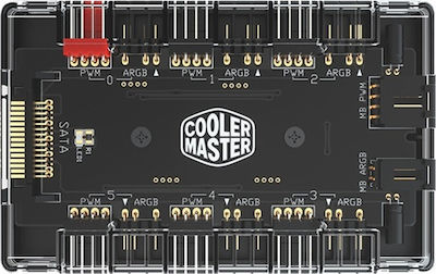 CoolerMaster Masterfan ARGB and PWM HUB Controler de ventilator MFX-ZHHN-1NNN6-R1