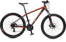 Byox B Spark 27.5" Πορτοκαλί Mountain Bike με 24 Ταχύτητες και Μηχανικά Δισκόφρενα