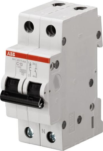 Abb Automatic Circuit Breaker 20A Double-pole AC 70381