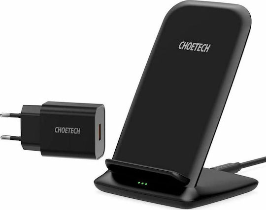 Choetech Încărcător Wireless (Qi Pad) 15W Negruς (T555-F)