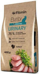 Fitmin Purity Urinary Dry Food Grain-Free for Adult Cats with Sensitive Urinary with Turkey 0.4kg