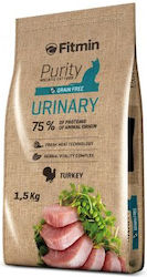 Fitmin Purity Urinary Dry Food Grain-Free & Gluten-Free for Adult Cats with Sensitive Urinary with Turkey 1.5kg