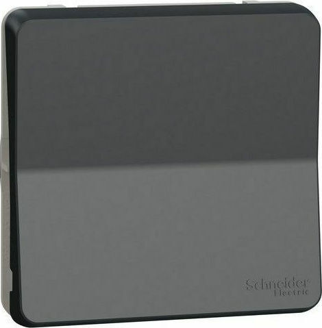 Schneider Electric Mureva Styl Front Plate Wall Push Bell Button without Frame Gray MUR35027