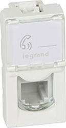 Legrand Mosaic Πρίζα Τηλεφώνου χωρίς Πλαίσιο Legrand Mosaic Πρίζα Τηλεφώνου χωρίς Πλαίσιο