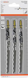 Bosch T113A Λάμες Special for Soft Material 3τμχ