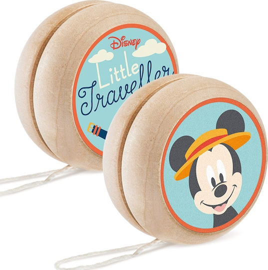Taufgeschenk mit Jo-Jo Mickey aus Holz 25cm 5cm