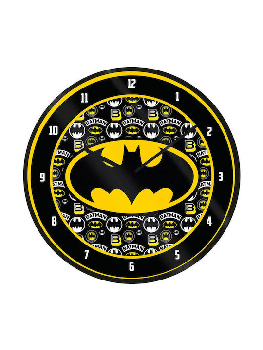 Pyramid International Batman Wall Clock Plastic Black Ø24.5cm