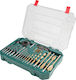 Verto Set of 49 Drills with Cylindrical Shank for Masonry, Metal and Wood