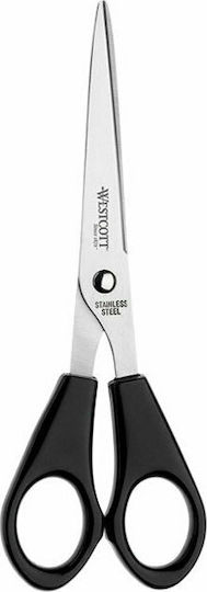 Westcott Buero E-31160 Scissors 15cm with Stainless Steel Black Blade 1 Piece