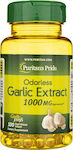 Puritan's Pride Odorless Garlic Extract 1000mg 100 μαλακές κάψουλες