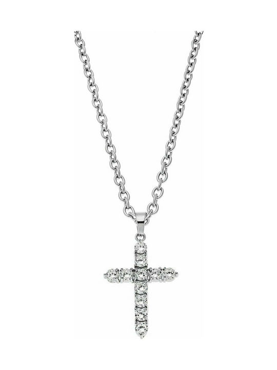 Puppis Women's Cross from Steel with Chain