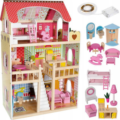 Kruzzel Wooden Dollhouse 11252