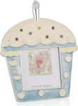 Christening Favor with Frame Cupcake made of Metal