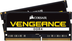 Corsair Vengeance 32GB DDR4 RAM με 2 Modules (2x16GB) και Ταχύτητα 3200 για Laptop