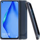 Idol 1991 Carbon Rugged Camera Protective Back Cover Σιλικόνης Μπλε (Huawei P40 Lite)