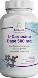 Full Health L-Carnosine Base 500mg 60 Κάψουλες Unflavoured