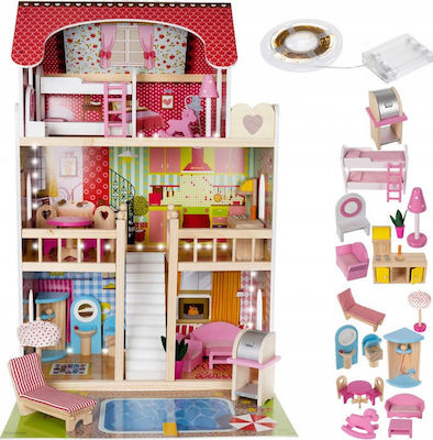 Kruzzel Wooden Dollhouse 11251