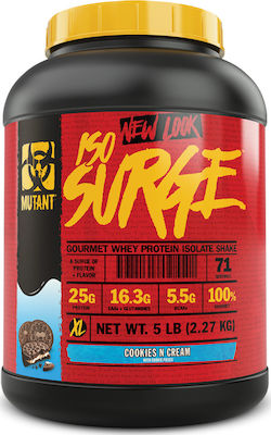 Mutant Iso Surge Whey Protein with Flavor Cookies & Cream 2.27kg