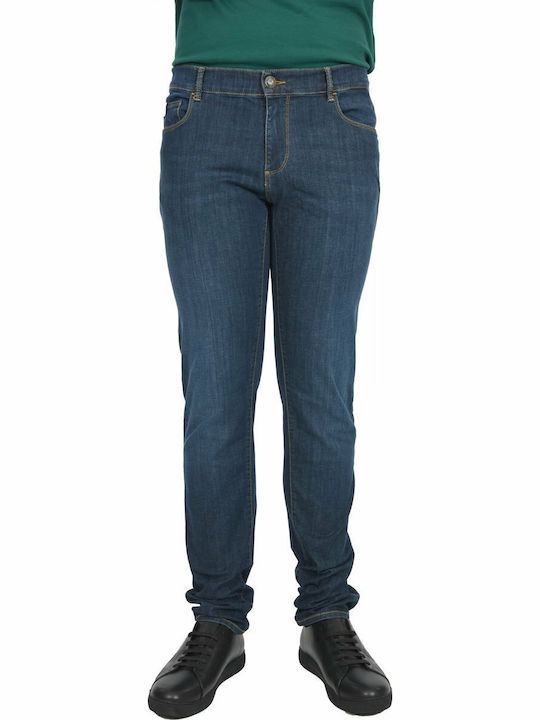 Pantaloni Jeans pentru Bărbați Elastic Albastru