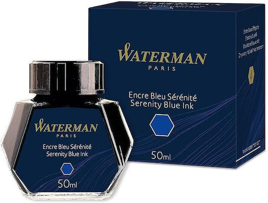 Waterman Ersatz- und Füllfederhaltertinten für Füllfederhalter Blau 50ml