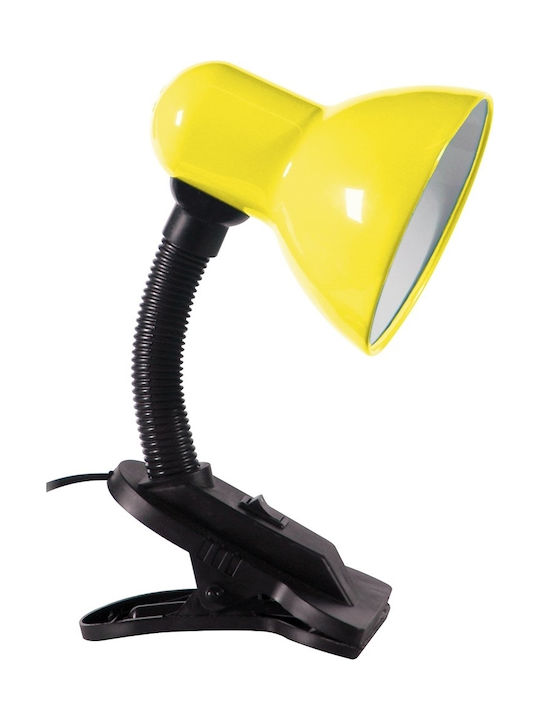 ARlight HD 108 Φωτιστικό Γραφείου με Εύκαμπτο Βραχίονα και Κλιπ σε Κίτρινο Χρώμα