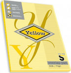 Skag Overlap Notebook Block 50 Sheets A4 Ruled Yellow