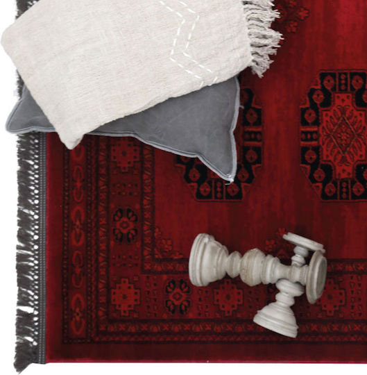 Royal Carpet 6871H Bedroom Rugs Set Afgan Dark Red 11AFG6871H77.067500 3pcs