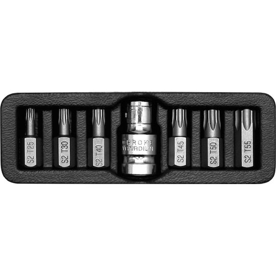 Yato Socket with Motor Torx and Socket 1/2'' Set 7pcs