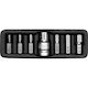 Yato Set Allen Walnut with Allen Head and Socket 1/2'' H10 / H12 / H8 / H4 / H5 / H6x30mm 7pcs