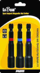 La Bear Magnetice Căpăcei Pneumatic - Pneumatic Hexagonali cu Patrat de Prindere HEX Set 3buc