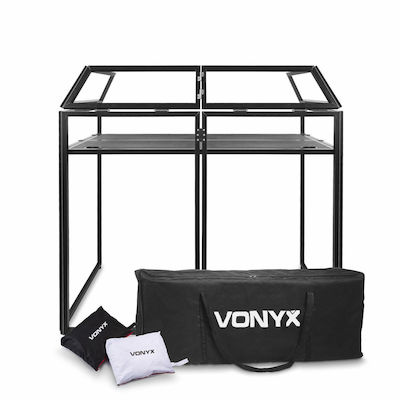 Vonyx DB3 Pro Foldable DJ Booth Μαύρο