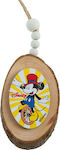 Bombonieră de Botez cu Ornament Mickey din Lemn 48buc