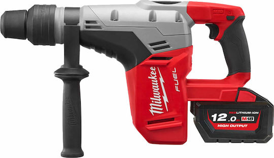 Milwaukee M18 CHM-121C Κρουστικό Σκαπτικό Πιστολέτο Μπαταρίας Brushless 18V 1x12Ah με Υποδοχή SDS Max 4933471284