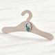 Christening Favor with Hanger Ξύλινη Κρεμάστρα Ρούχα Παγώνι made of Wood 48pcs