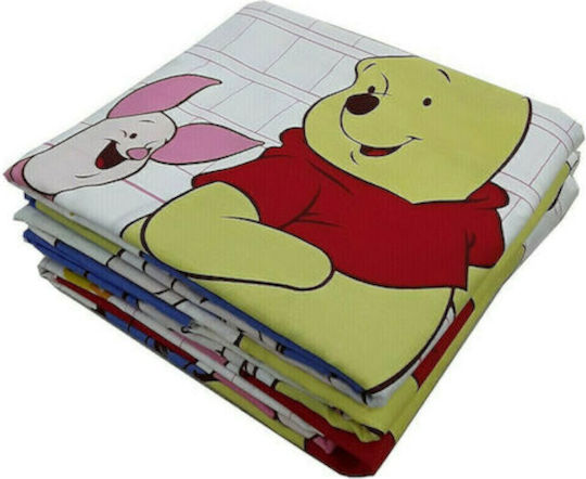 Beboulino Copertă de Pătuț Pooh & Friends Galbenă 110x150cm.