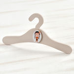 Christening Favor with Hanger Ξύλινη Κρεμάστρα Ρούχων Ινδιάνα made of Wood 48pcs