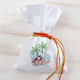 Christening Favor in Pouch Aloha made of Fabric