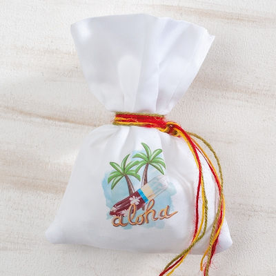 Christening Favor in Pouch Aloha made of Fabric