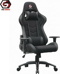 Gembird GC-01 Fabric Gaming Chair with Adjustable Arms Black / Grey