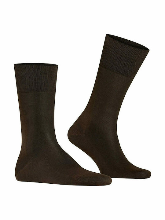 Falke Ανδρικές Μονόχρωμες Κάλτσες Καφέ