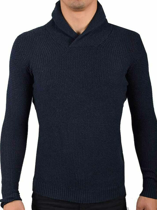 Jack & Jones Men's Long Sleeve Sweater Navy