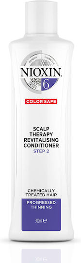 Nioxin Scalp Therapy Conditioner System 6 Αναδόμησης/Θρέψης για Όλους τους Τύπους Μαλλιών για Μαλλιά με Χημικές Εργασίες & Προχωρημένη Αραίωση 300ml